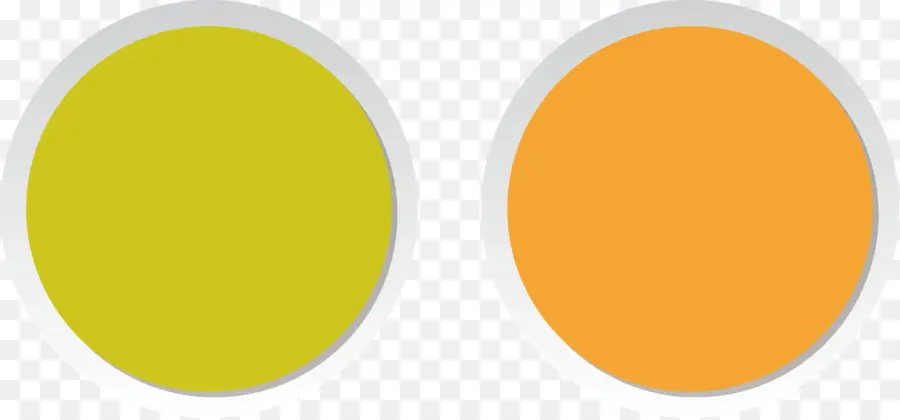 Cercle Vert Cercle Orange，Rond PNG