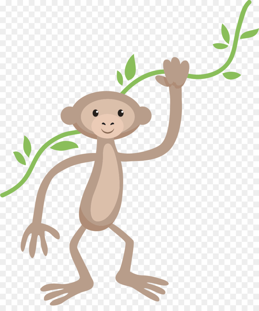 Singe De Dessin Animé，Singe PNG