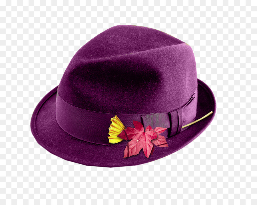 Chapeau，Violet PNG