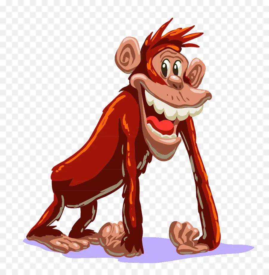 Singe，Rouge PNG