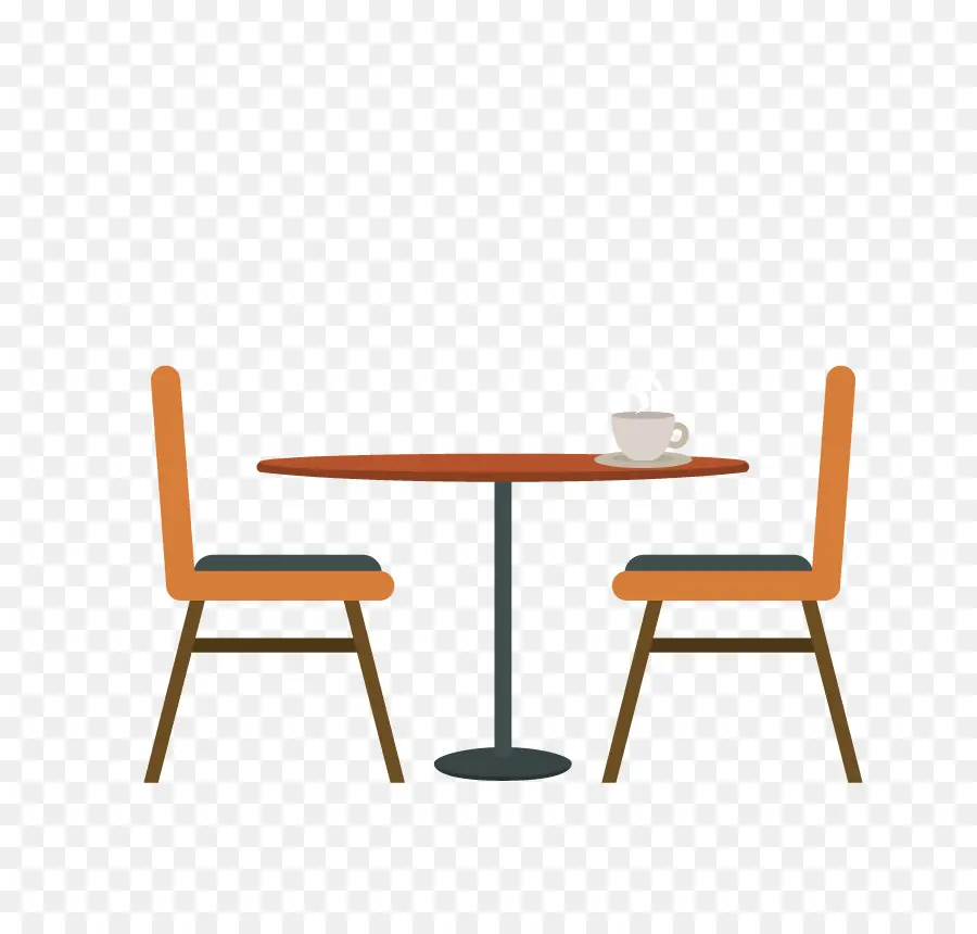 Café，Table PNG