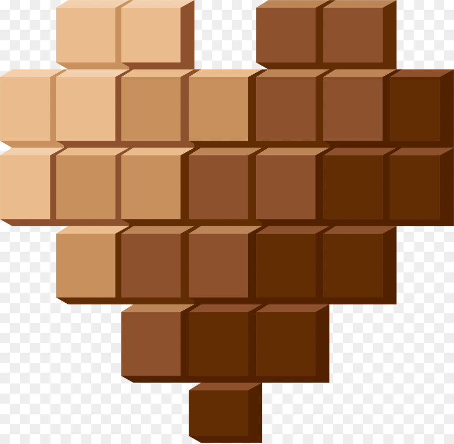 Coeur Chocolat，Forme PNG