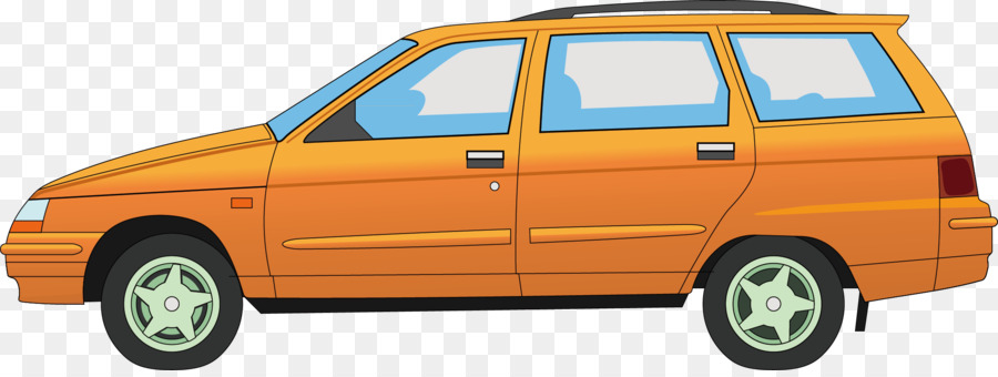 Voiture Orange，Automobile PNG