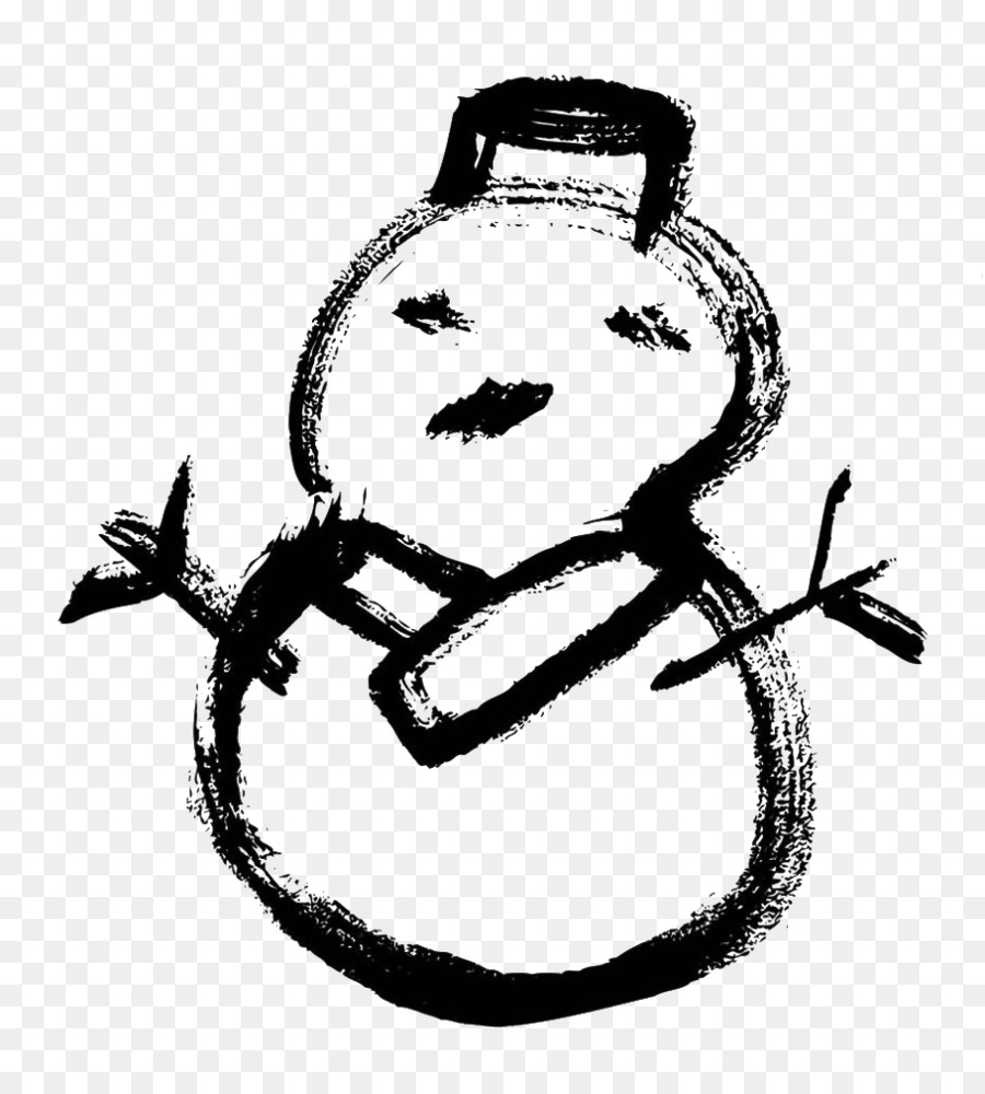 bonhomme de neige lencre de la brosse la neige png bonhomme de neige lencre de la brosse la neige transparentes png gratuit freepng