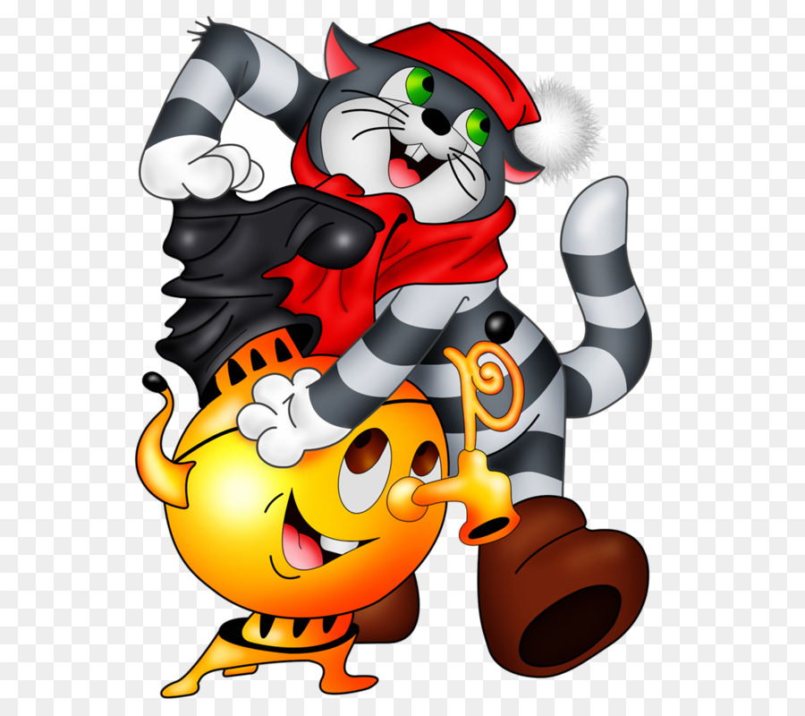 Chat Et Théière，Espiègle PNG