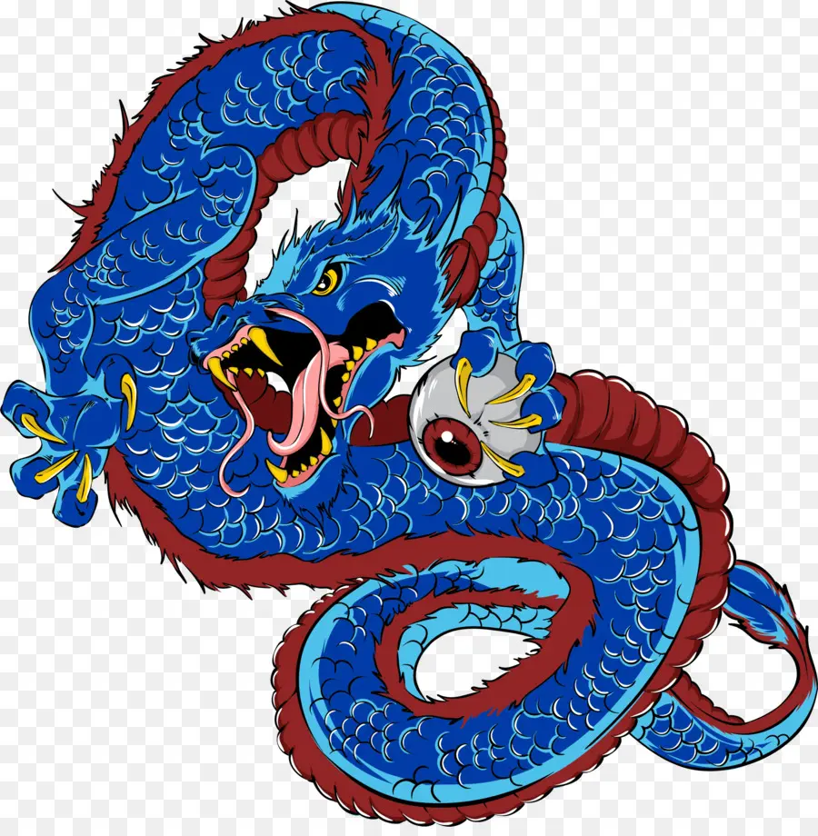 Dragon Bleu，Mythique PNG