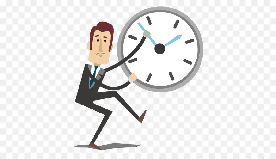 Homme Avec Horloge，Temps PNG