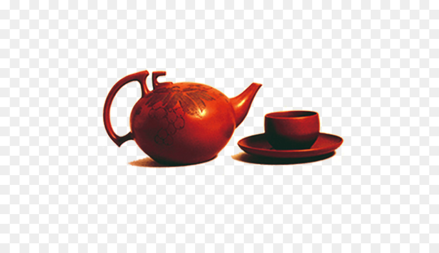 Théière Rouge，Tasse PNG