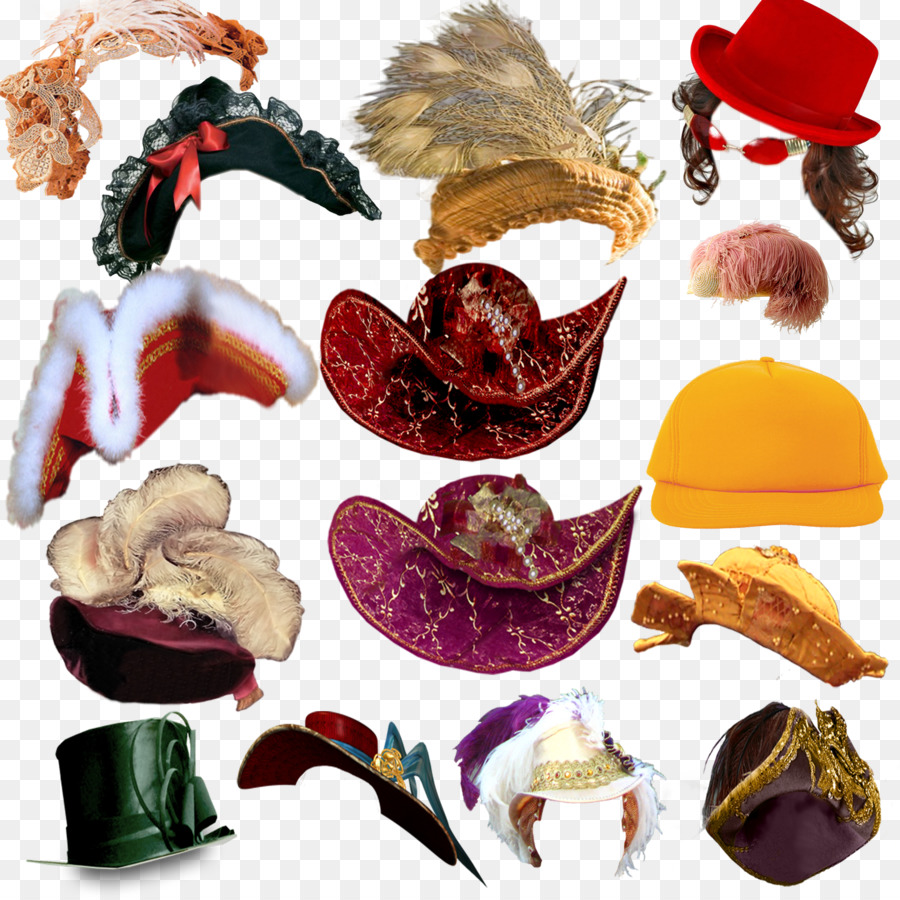 Chapeaux Assortis，Variété PNG