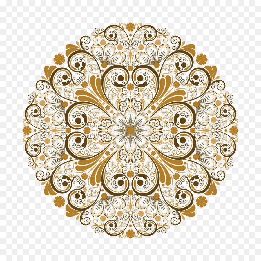 Mandalas，Floral PNG