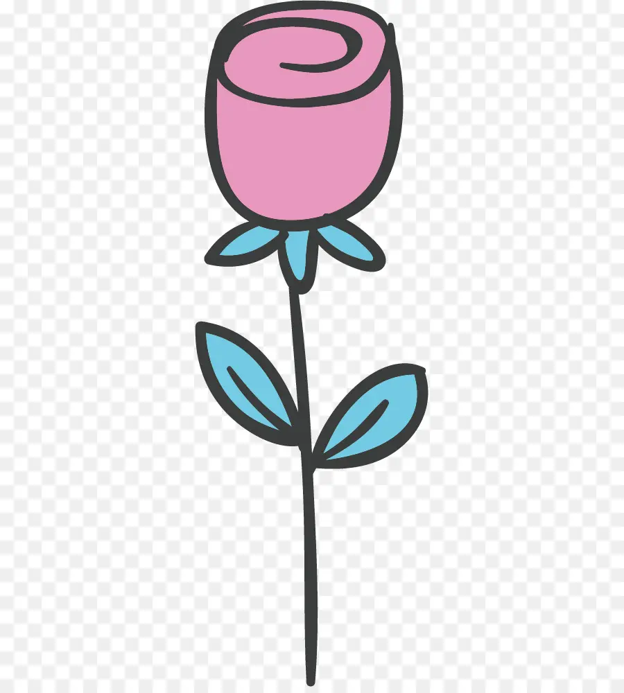 Rose De Dessin Animé，Dessin PNG