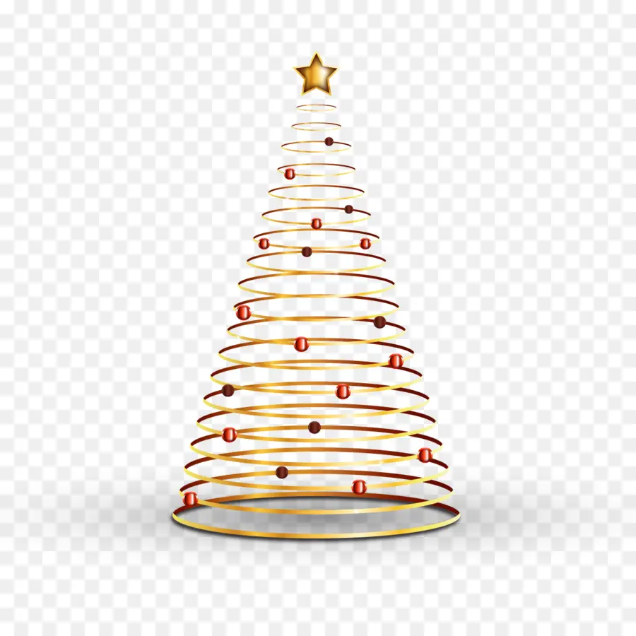 Arbre De Noël En Spirale，Noël PNG