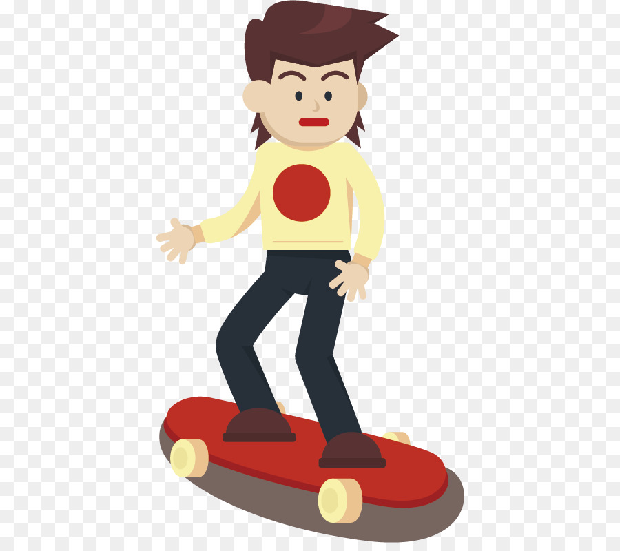 Planchiste De Dessin Animé，Skateboard PNG