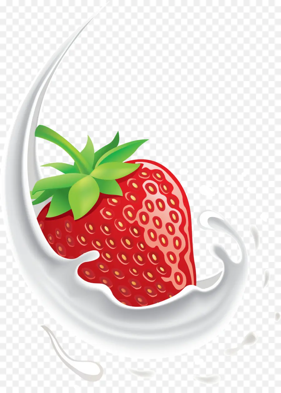 Fraise，Lait PNG