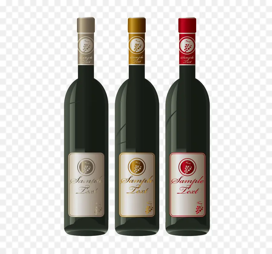 Bouteilles De Vin，Alcool PNG