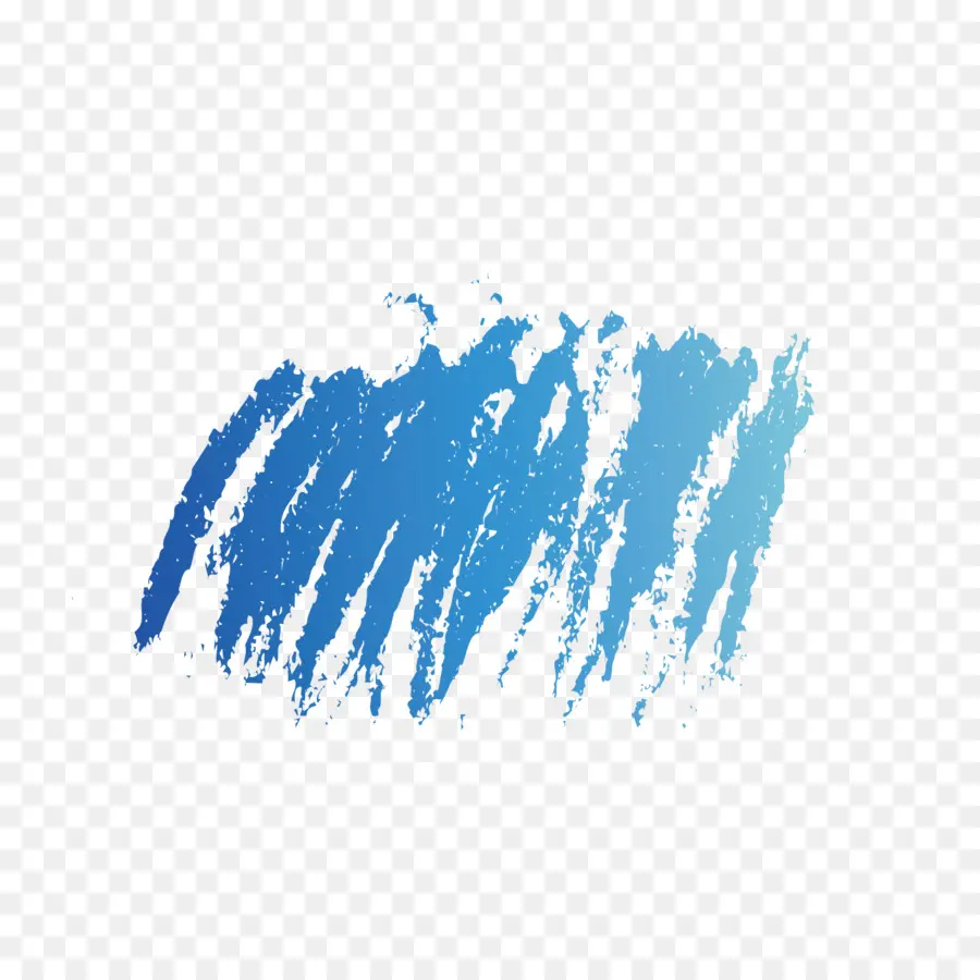 Coup De Pinceau Bleu，Peinture PNG