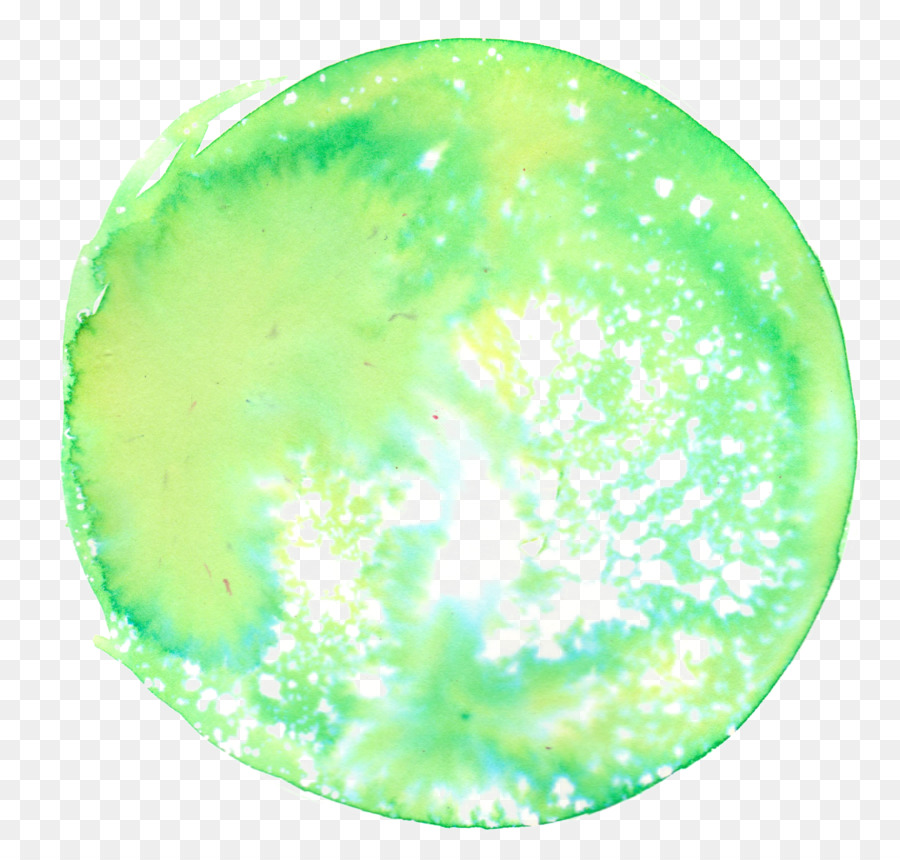 Cercle Vert，Aquarelle PNG