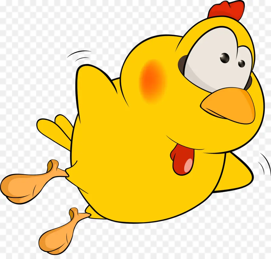 Poulet Jaune，Dessin Animé PNG