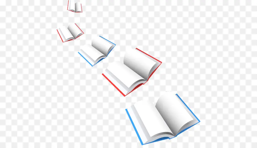 Livres Ouverts，Flottant PNG