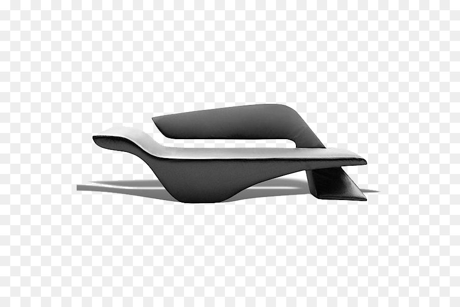 Chaise Longue Moderne，Noir PNG