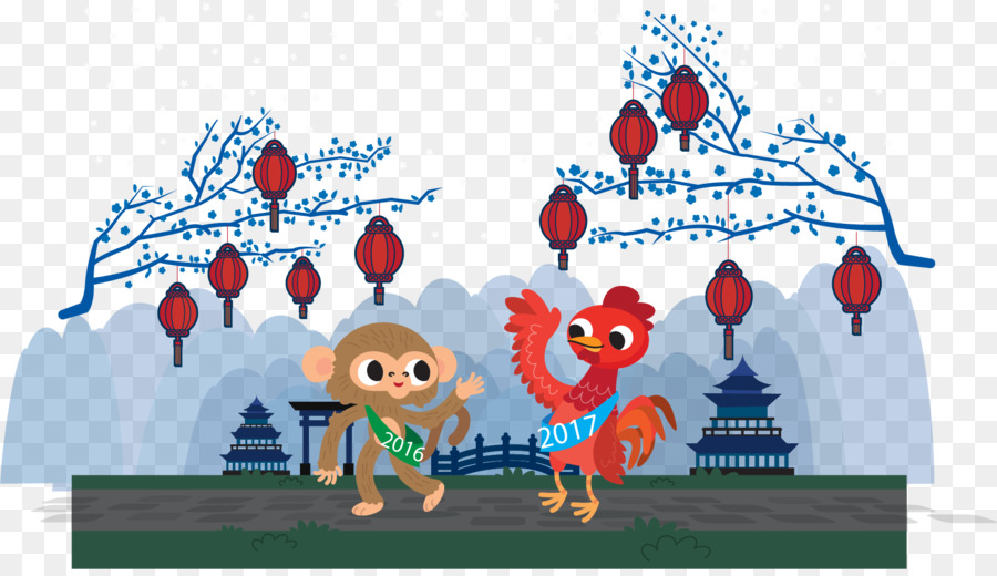 Zodiaque Chinois，Singe PNG
