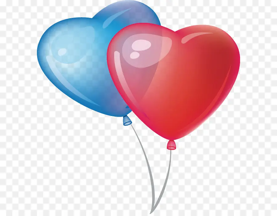 Ballons Coeur，Amour PNG