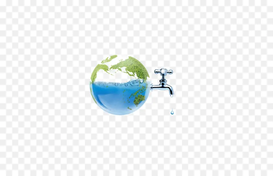 Globe Avec Robinet，Eau PNG