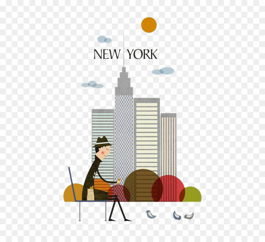 New York，Horizon PNG