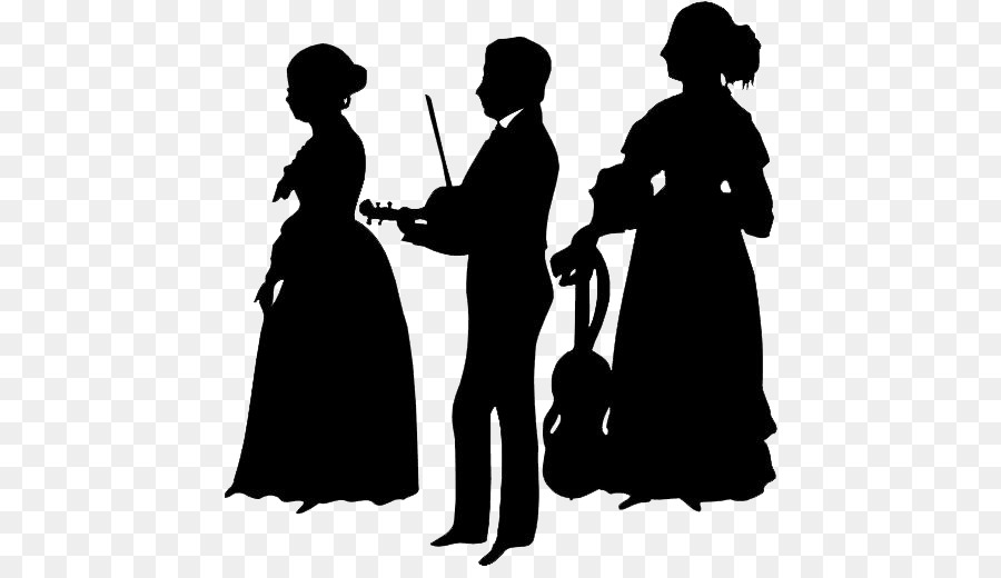 Silhouettes，Musiciens PNG