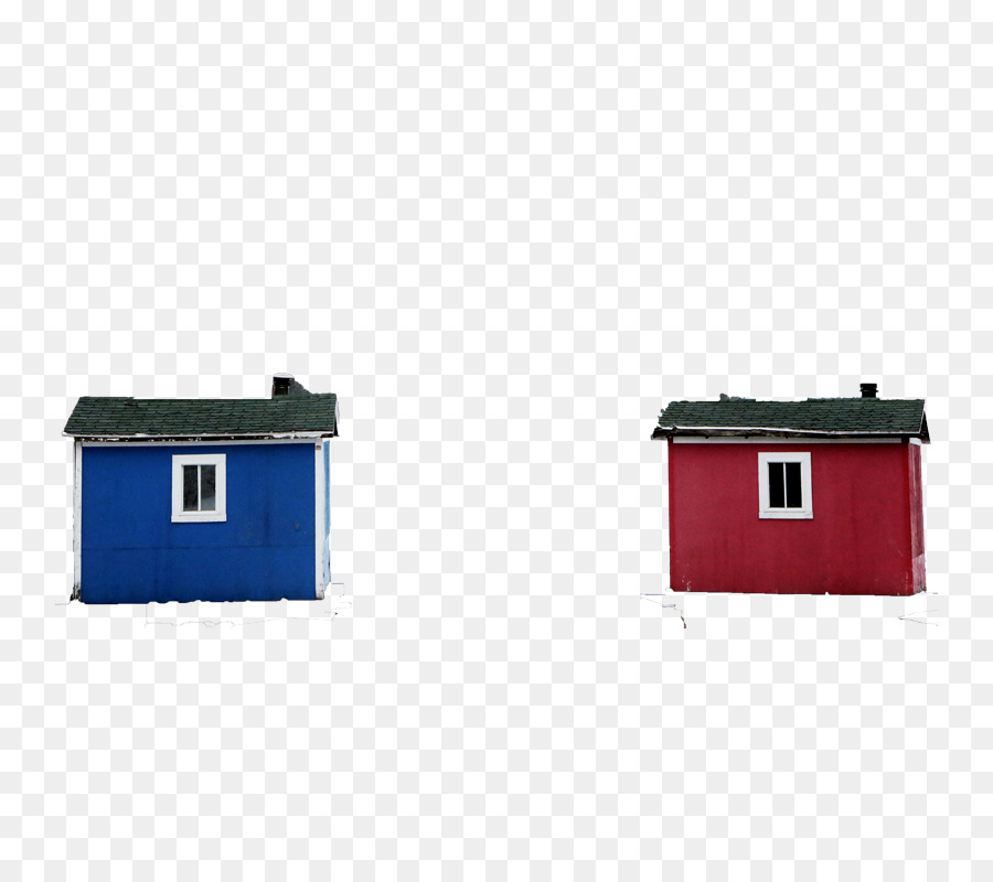 Maisons Colorées，Maison Bleue PNG