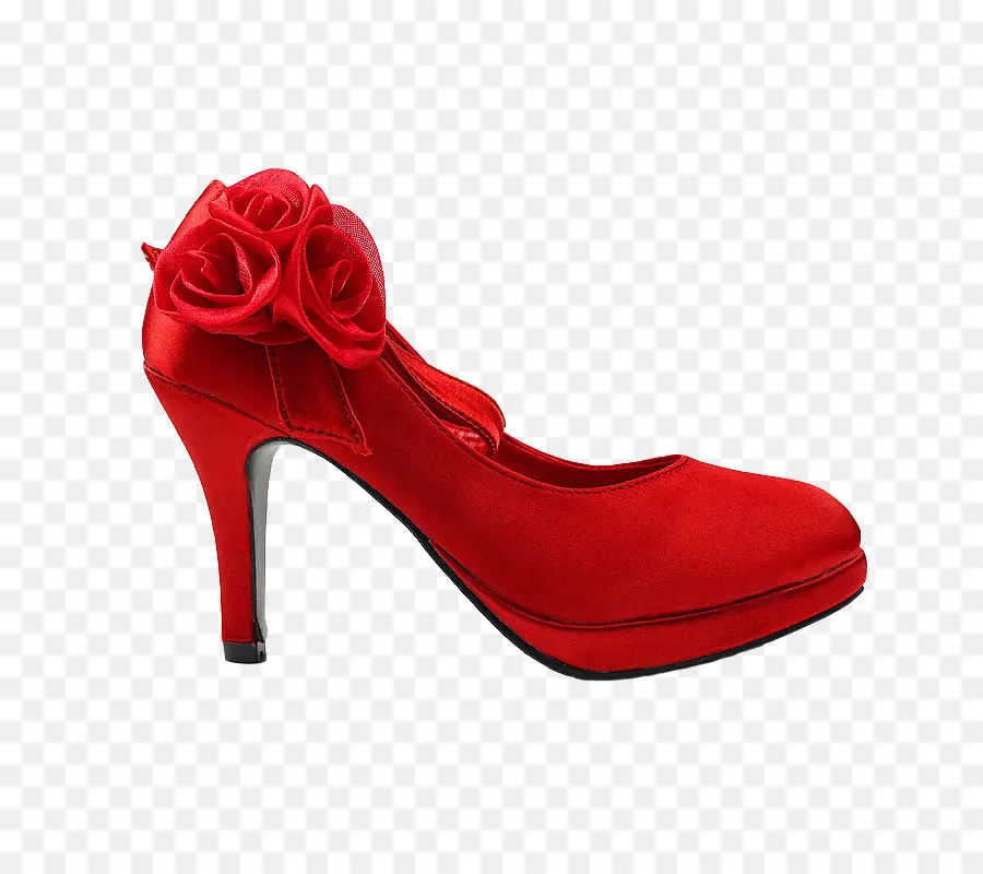 Chaussures à Talons Hauts Rouges，Mode PNG