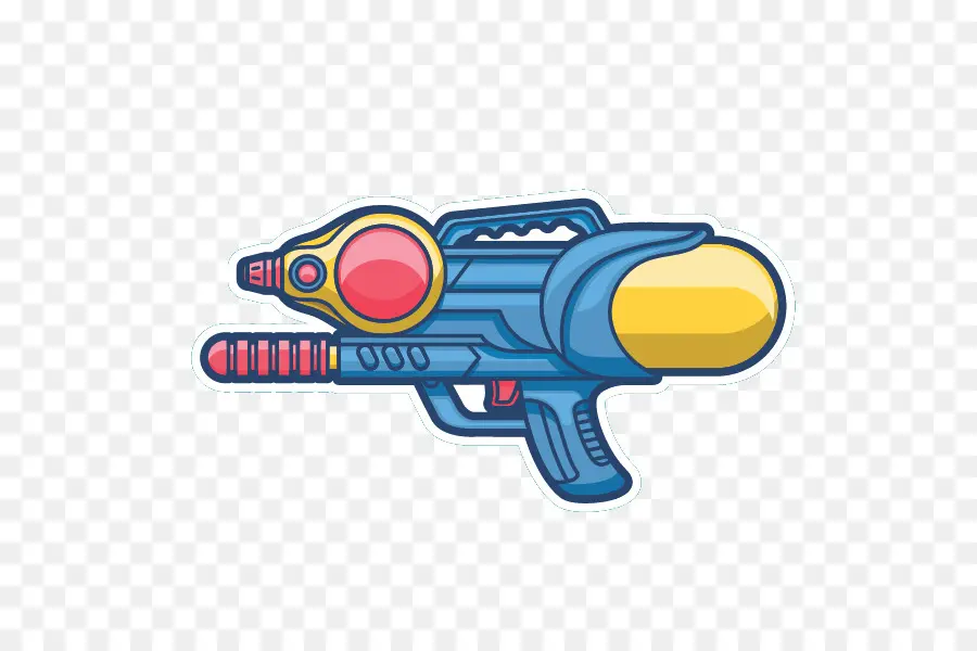 Pistolet à Eau，Designer PNG