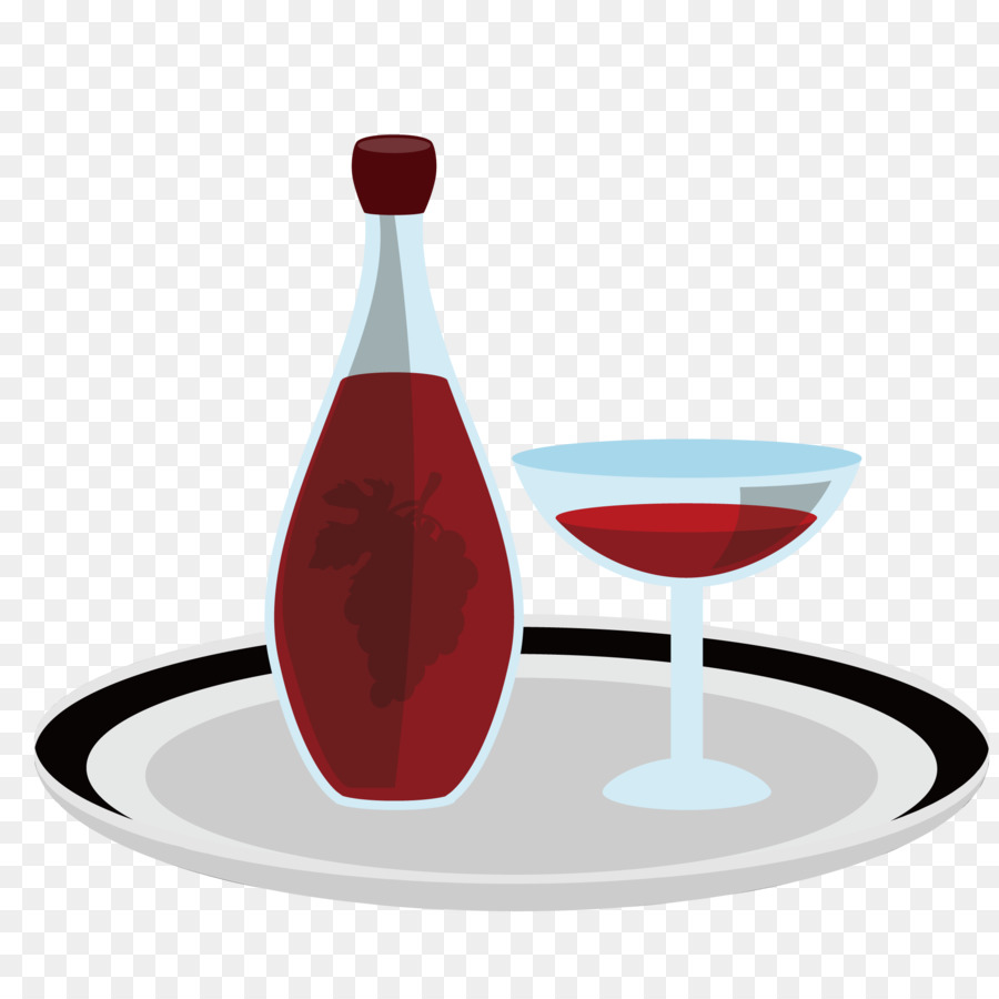 Bouteille De Vin Rouge Et Verre，Vin PNG