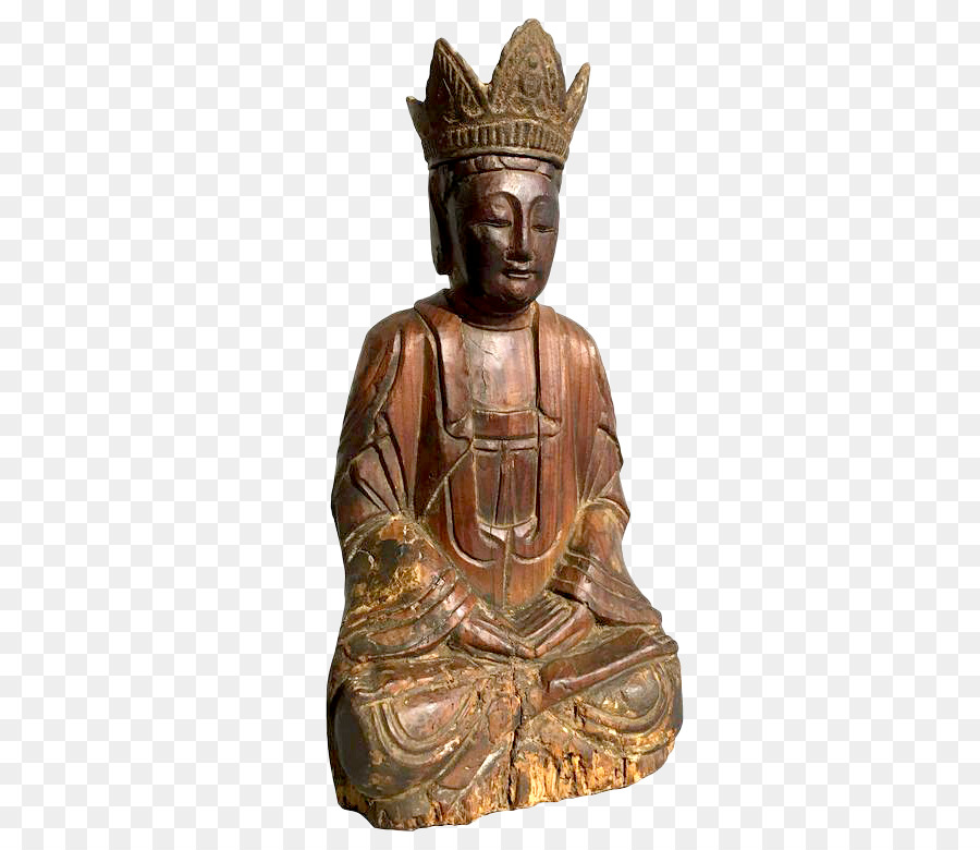 Statue En Bois，Sculpture PNG