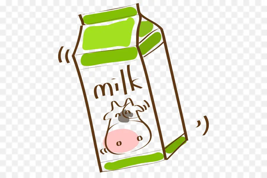 Carton De Lait，Vache PNG