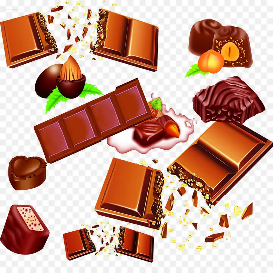 Chocolat，Dominostéine PNG