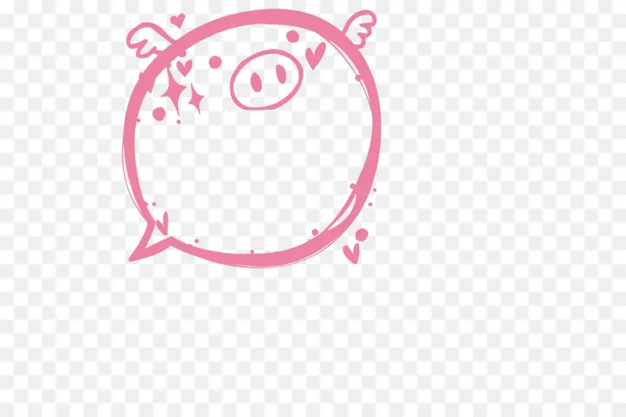 Cochon Rose，Mignon PNG