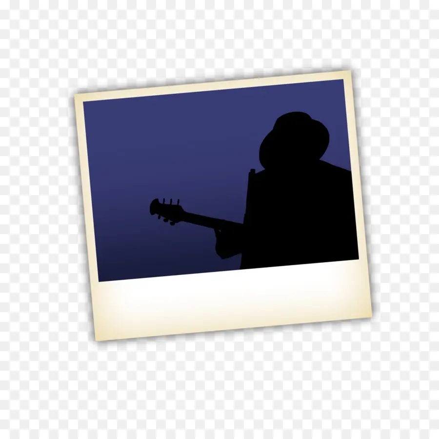 Silhouette De Guitariste，Musicien PNG