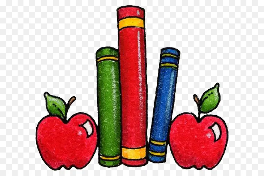 Des Livres Et Des Pommes，Livres PNG