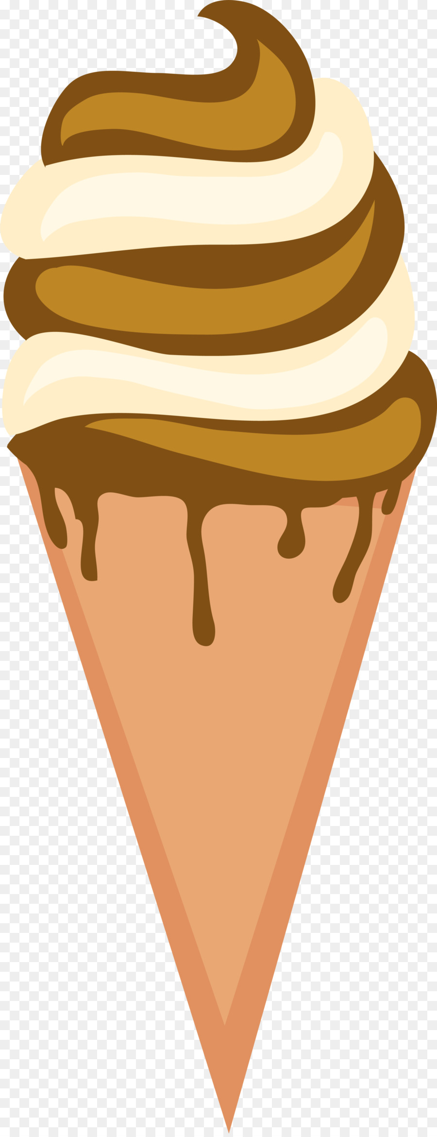 Cornet De Crème Glacée，Dessert PNG