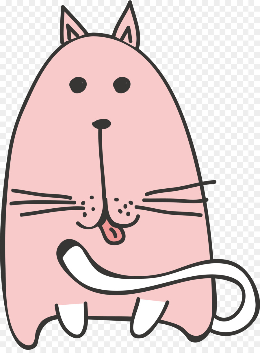 Chat Rose，Dessin Animé PNG