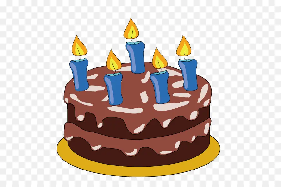 Gâteau D Anniversaire，Gâteau Au Chocolat PNG