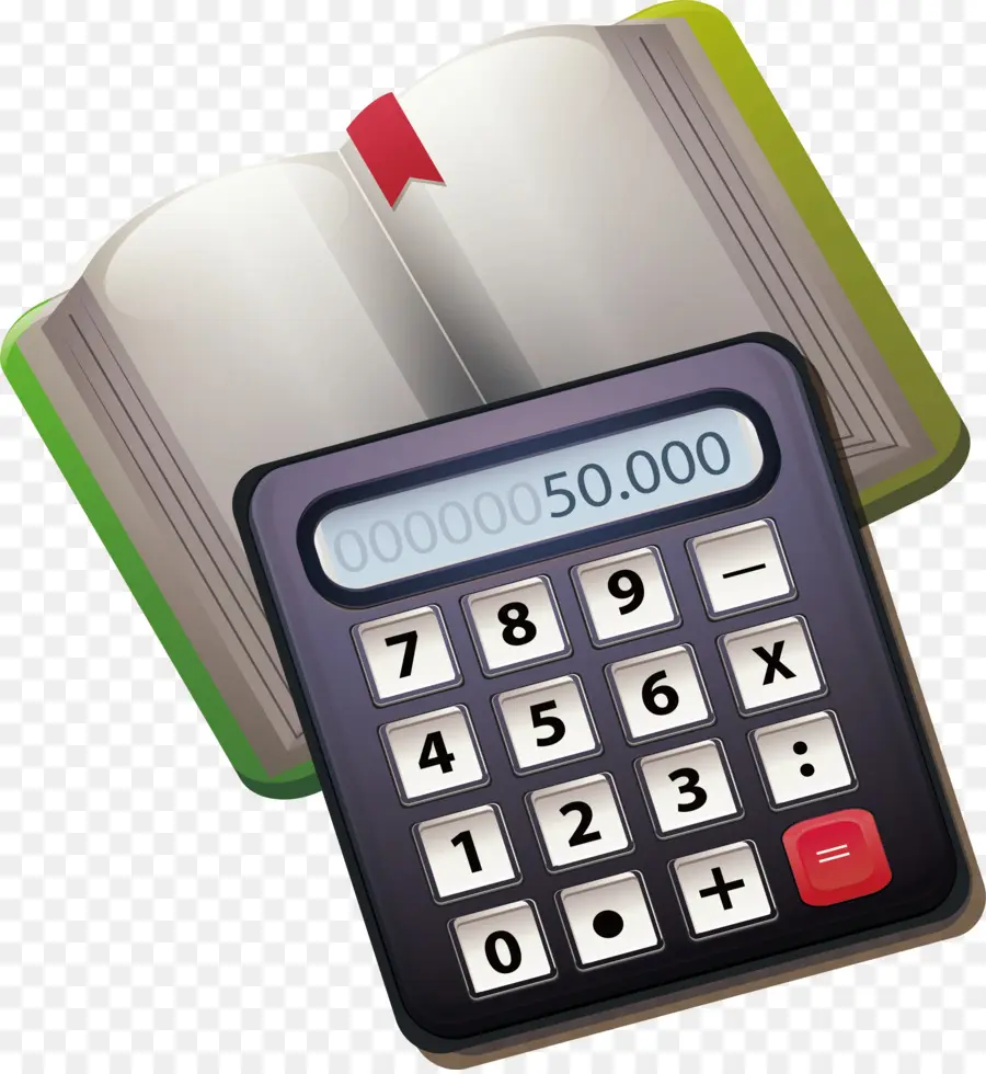 Calculatrice Et Livre，Mathématiques PNG