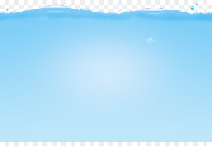 Surface De L'eau，Bleu PNG