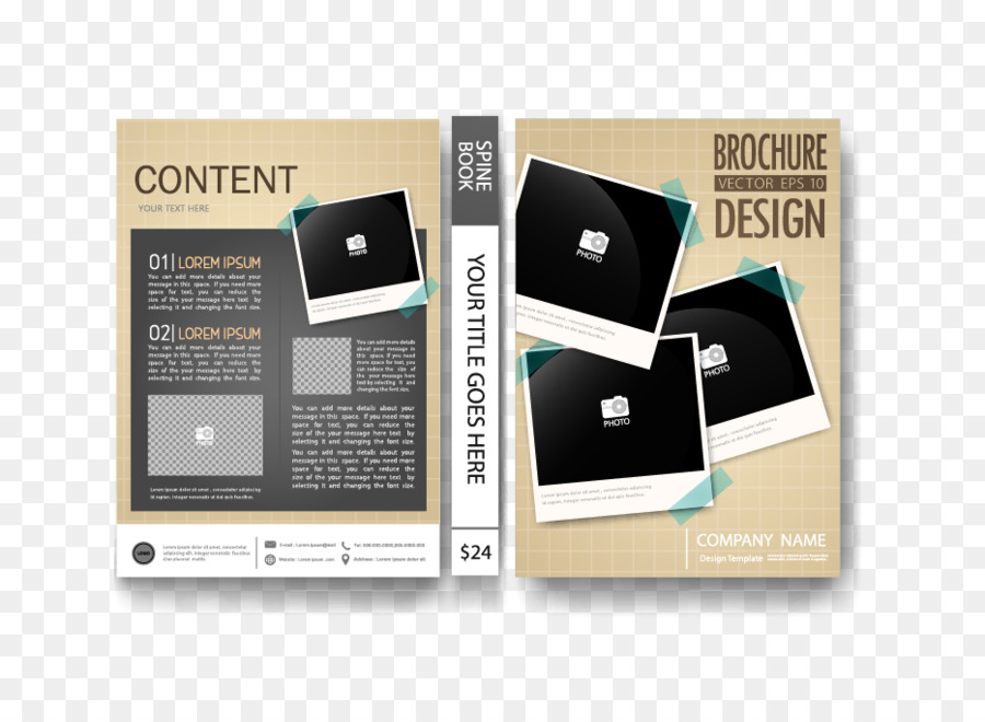 Conception De Brochures，Modèle PNG