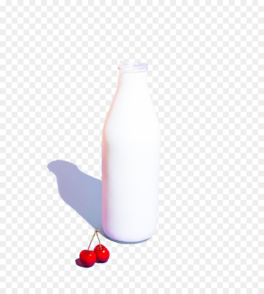 Bouteille De Lait，Cerises PNG