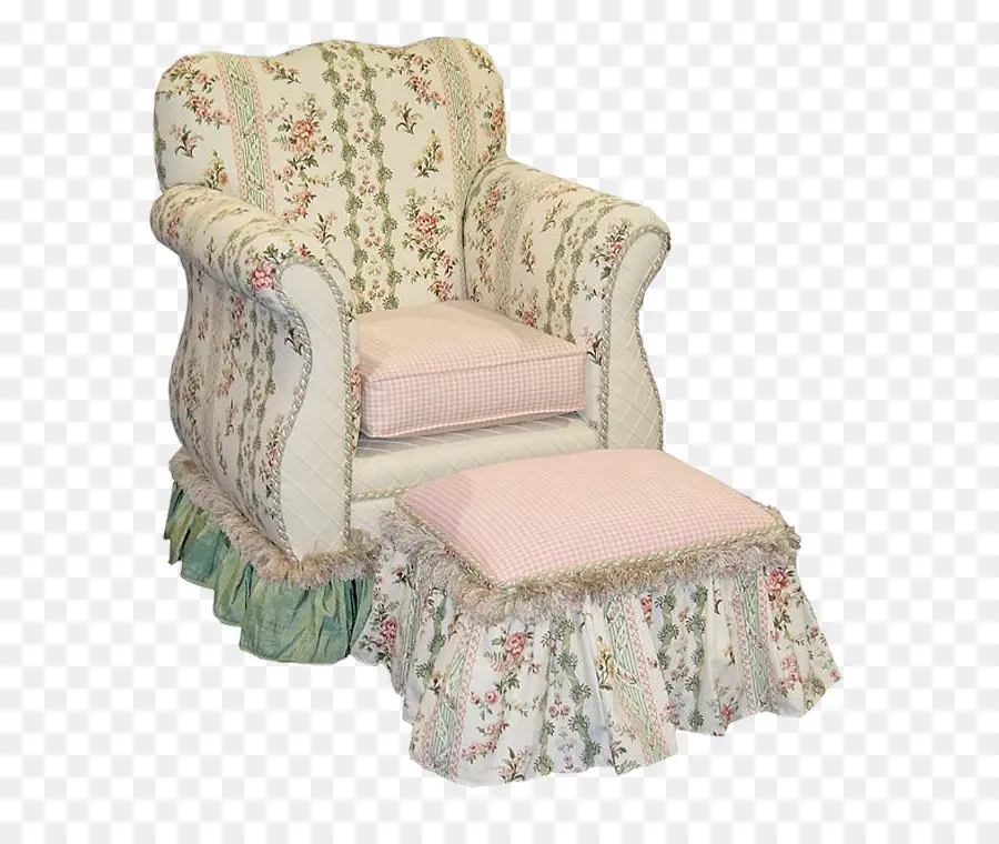 Fauteuil Fleuri，Chaise PNG