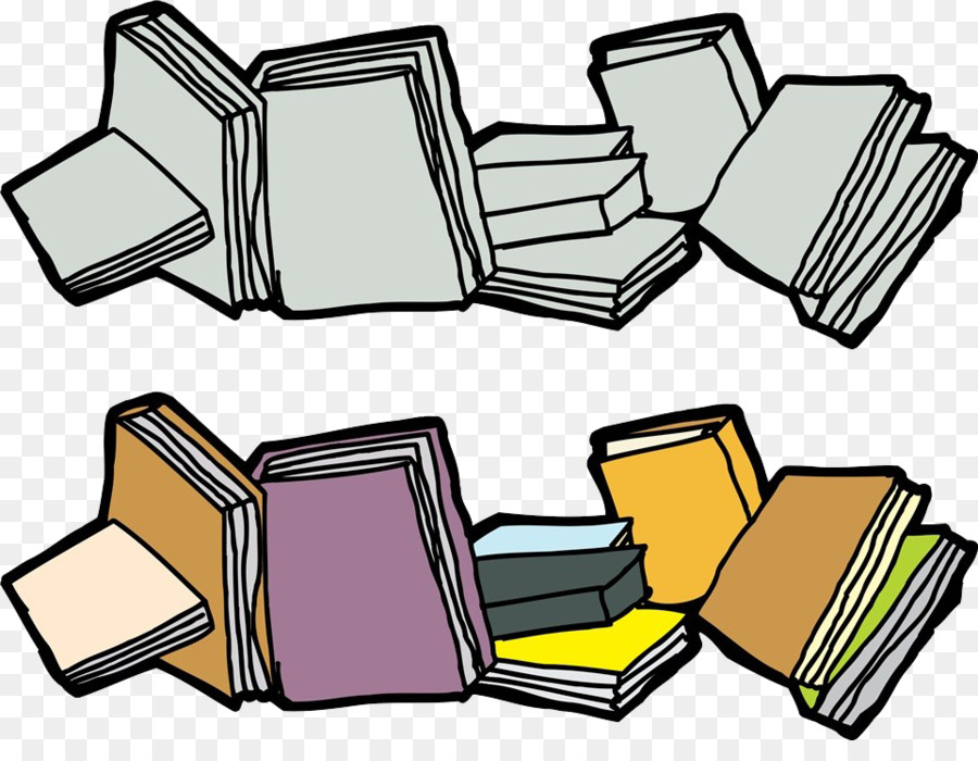 Pile De Livres，En Lisant PNG