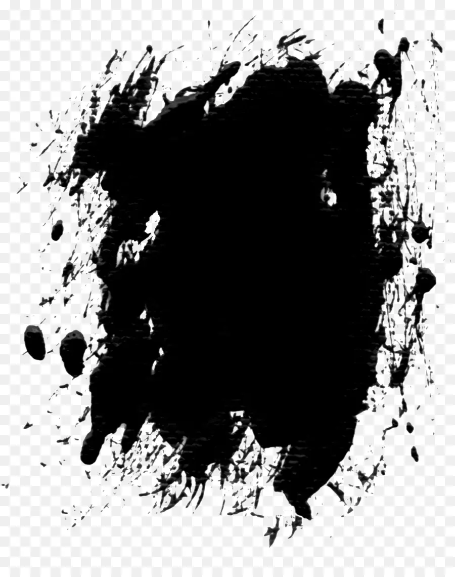 Encre Noire，Éclabousser PNG