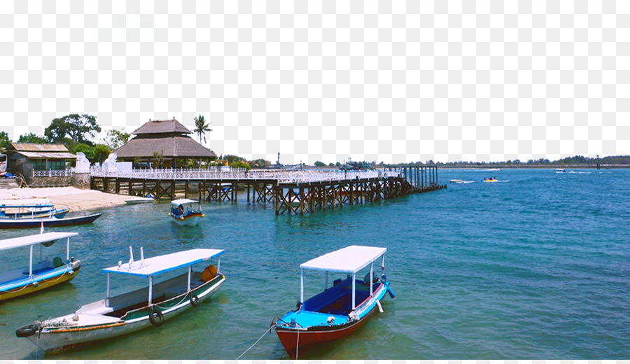 Bateaux Et Jetée，Eau PNG